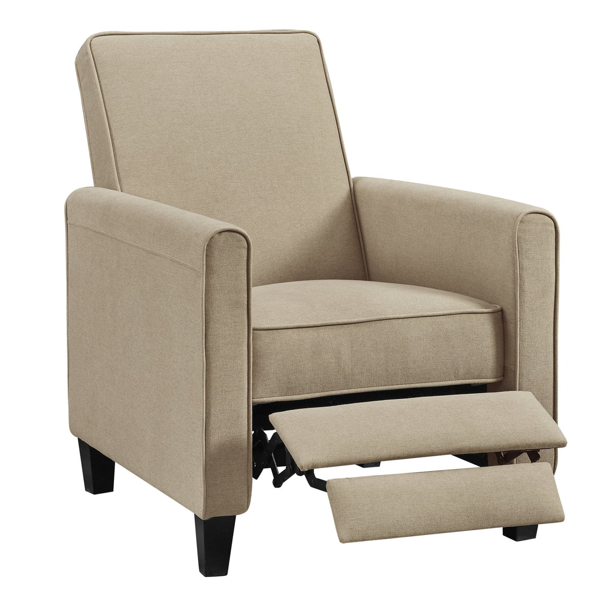 Mocha Linen Upholstered Club Chair Set of 2 O923383