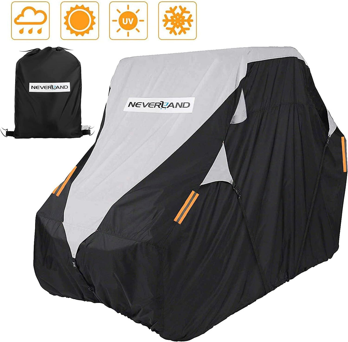 UTV Cover Waterproof 420D Heavy Duty 2-3 Seater 4-6 Seater Side by Side T335