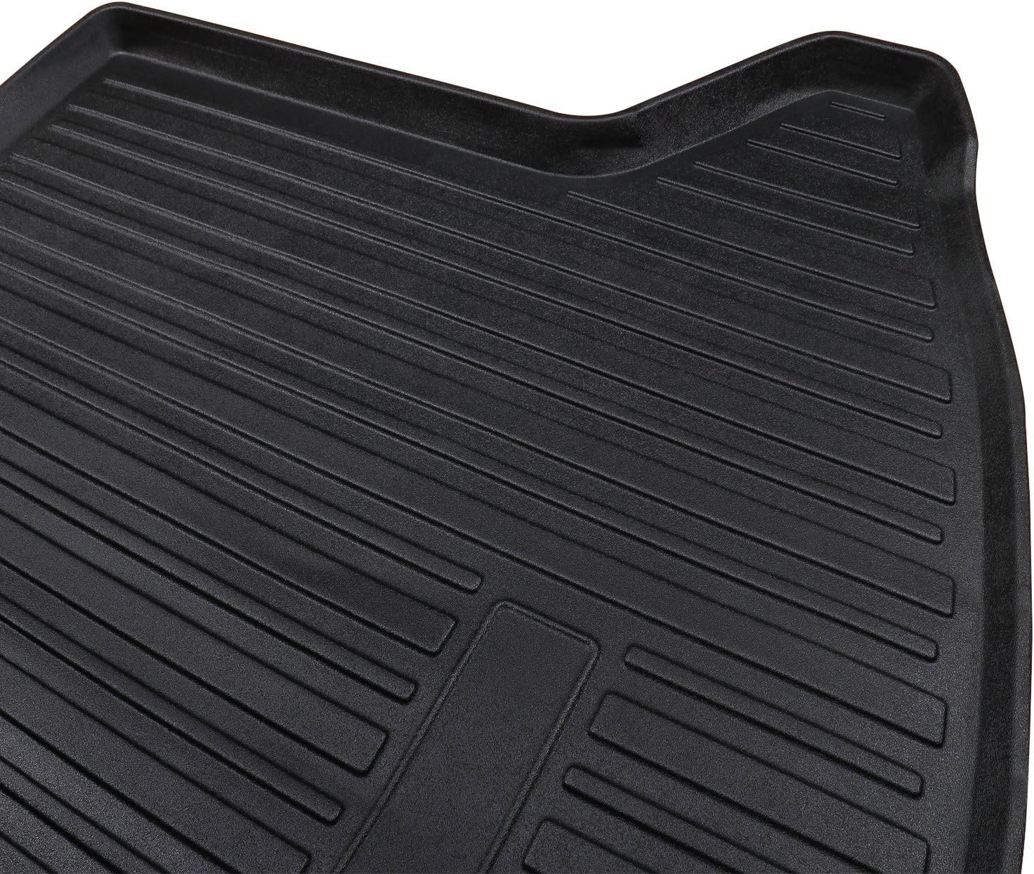 Waterproof Black Trunk Cargo Mat Liner Pack of 2 C802