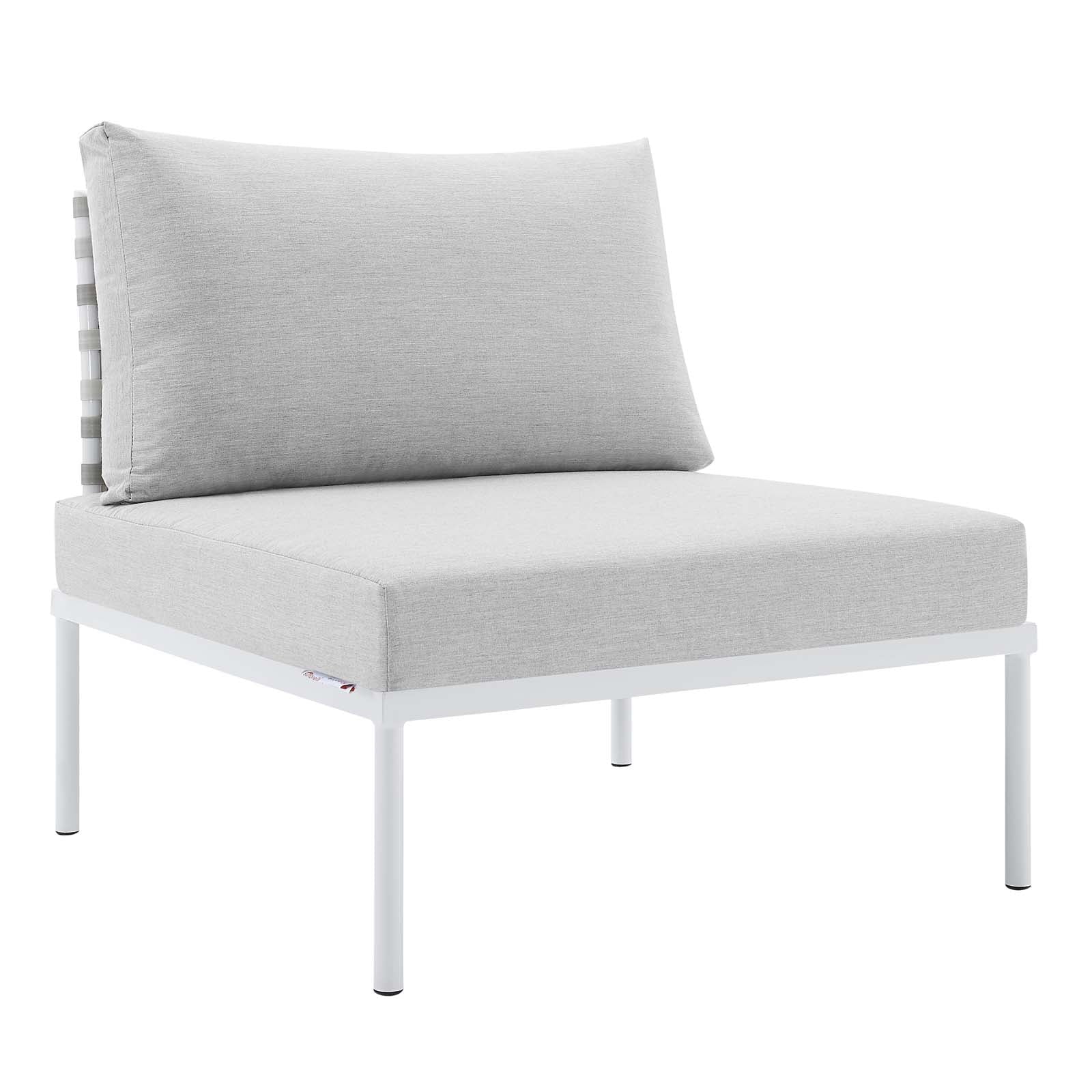 10-Piece Aluminum Outdoor Sectional Sofa Set in Taupe Gray L1796