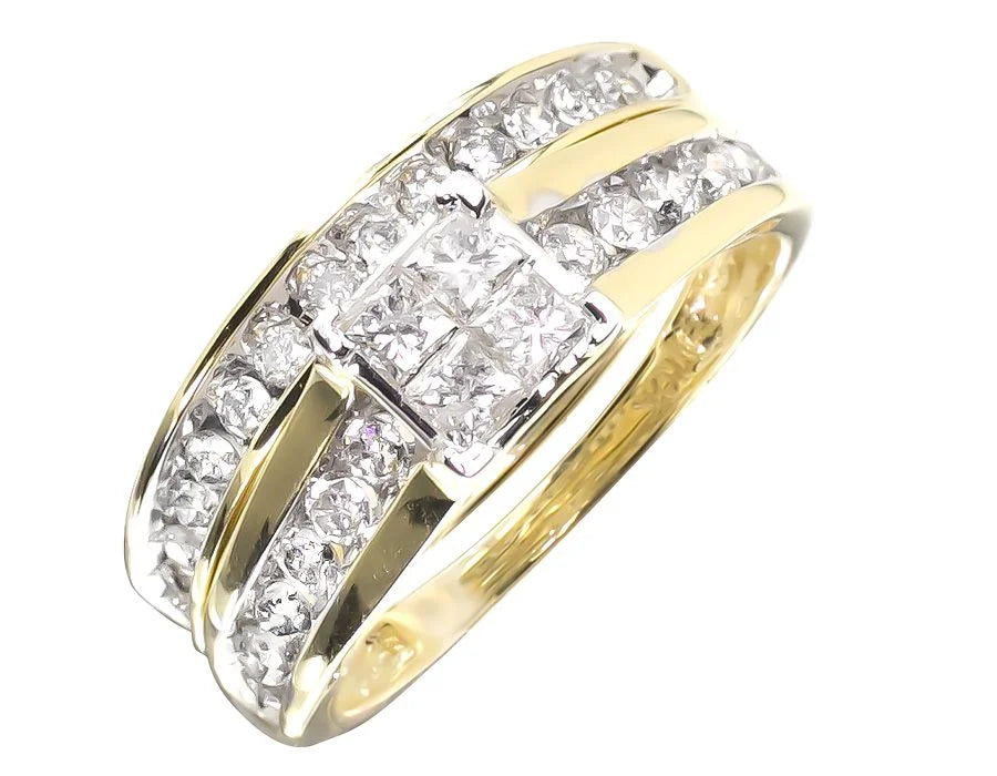 10k Yellow Gold Diamond Engagement Ring Y991541