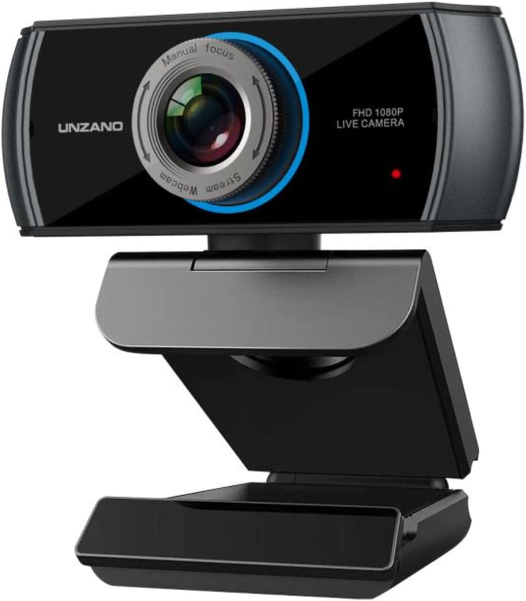 1080P Webcam with Microphone, USB Camera, Manual Focus, 100-degree FOV, Pack of 2 I623762