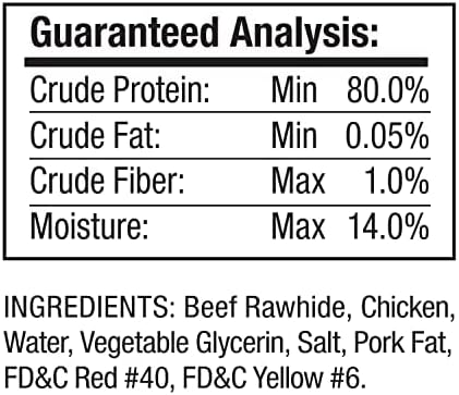 7" Triple Flavor Chews Dog Snack, 2 count, 5.7 oz G2805
