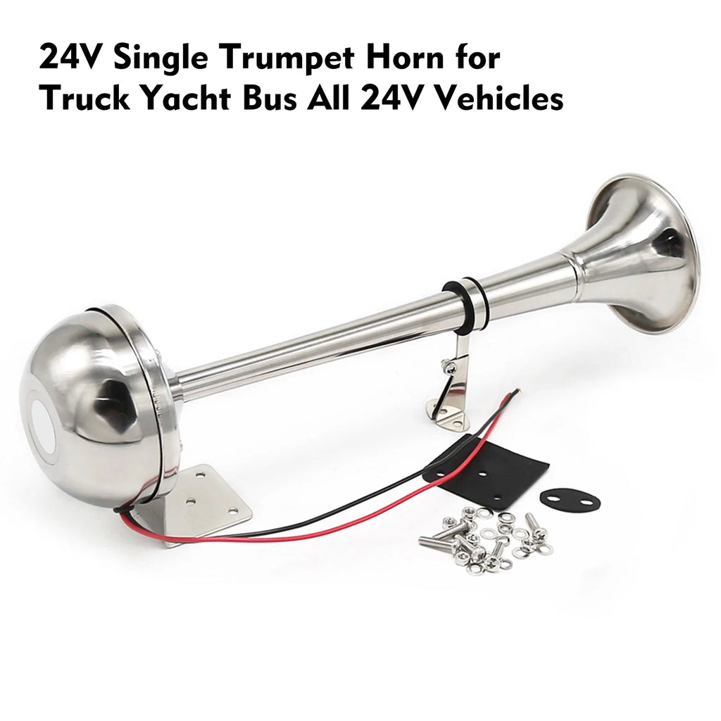 24V 125dB Air Horn for Boat Car Vehicles Q4764