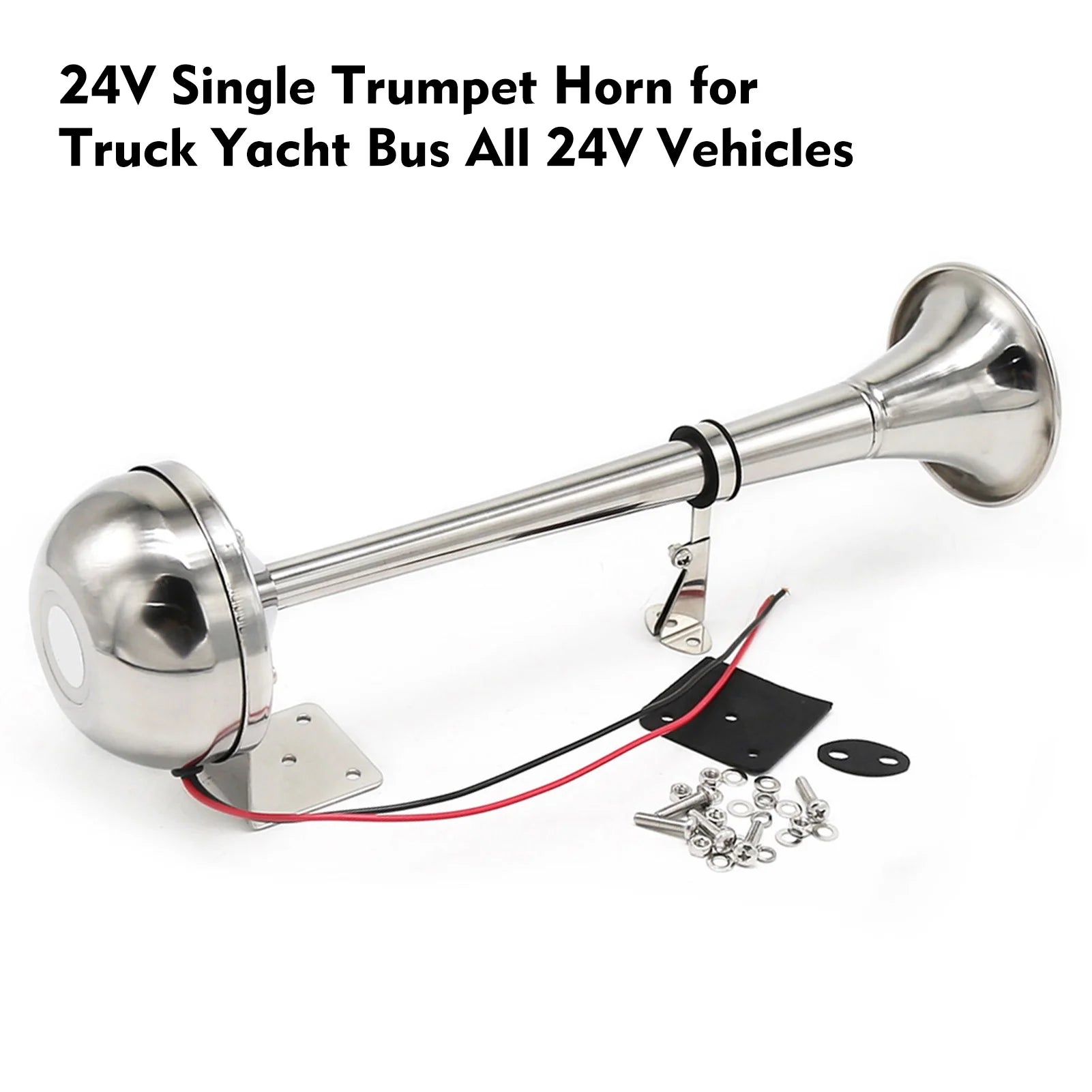 24V 125dB Air Horn for Boat Car Vehicles Q4764