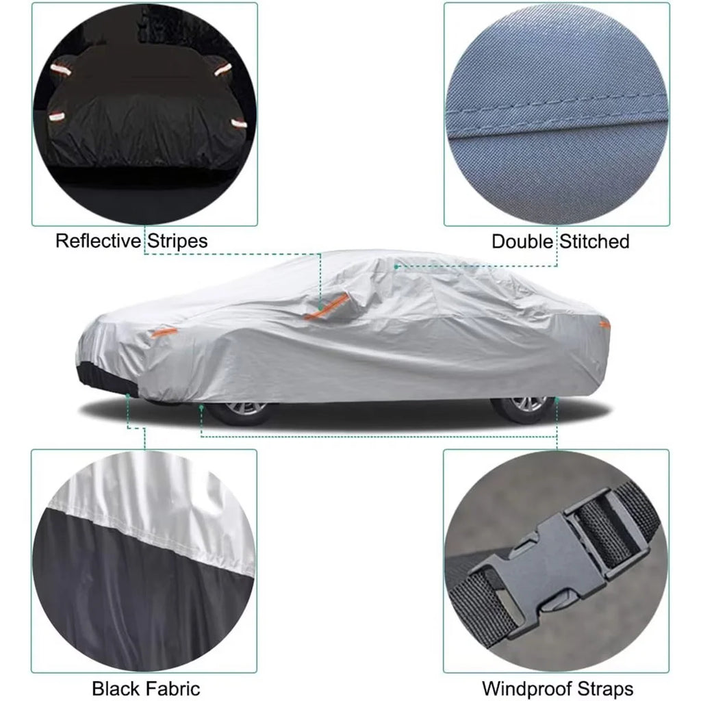 Silver Waterproof SUV Car Cover B50645