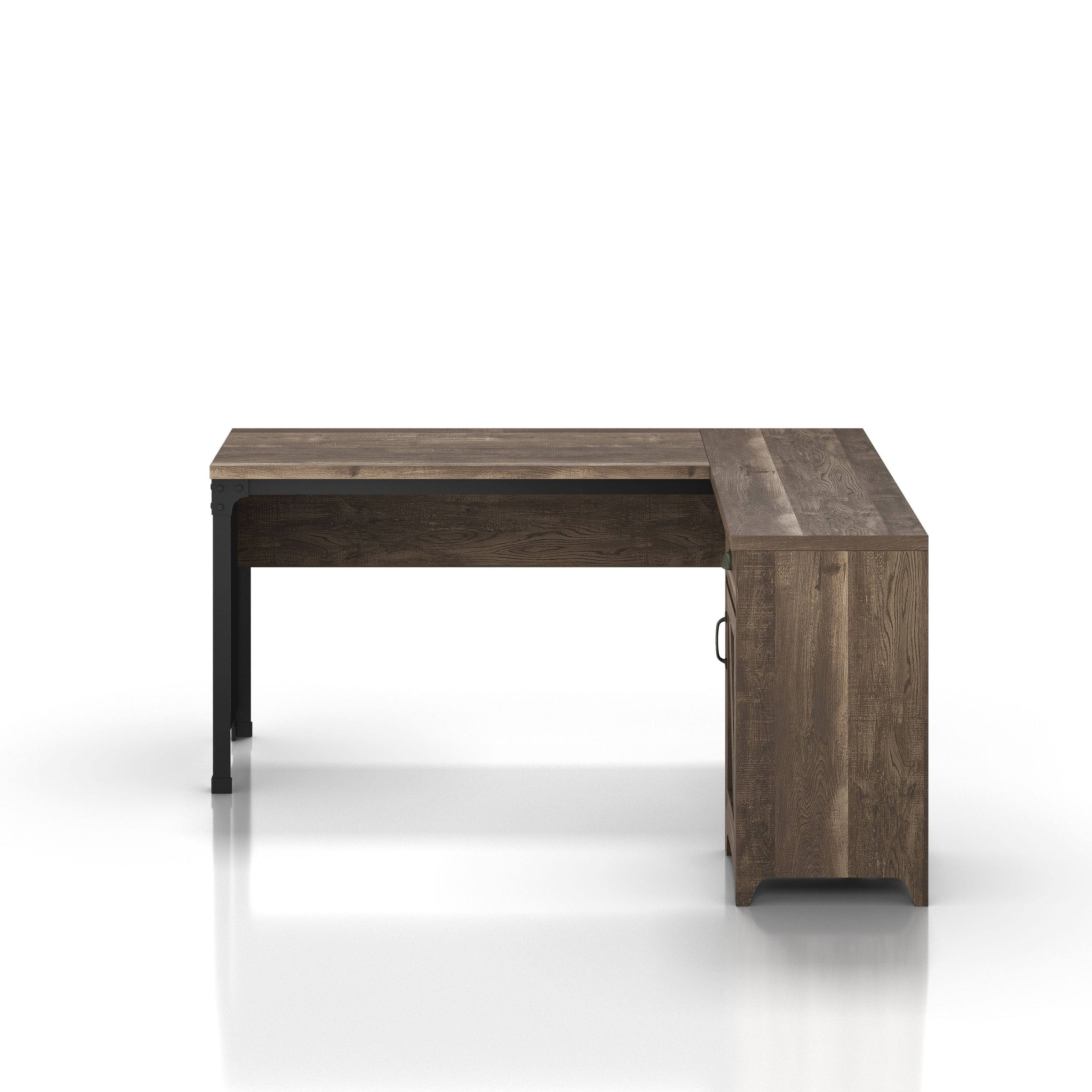 Reclaimed Oak L-Shape Desk A933