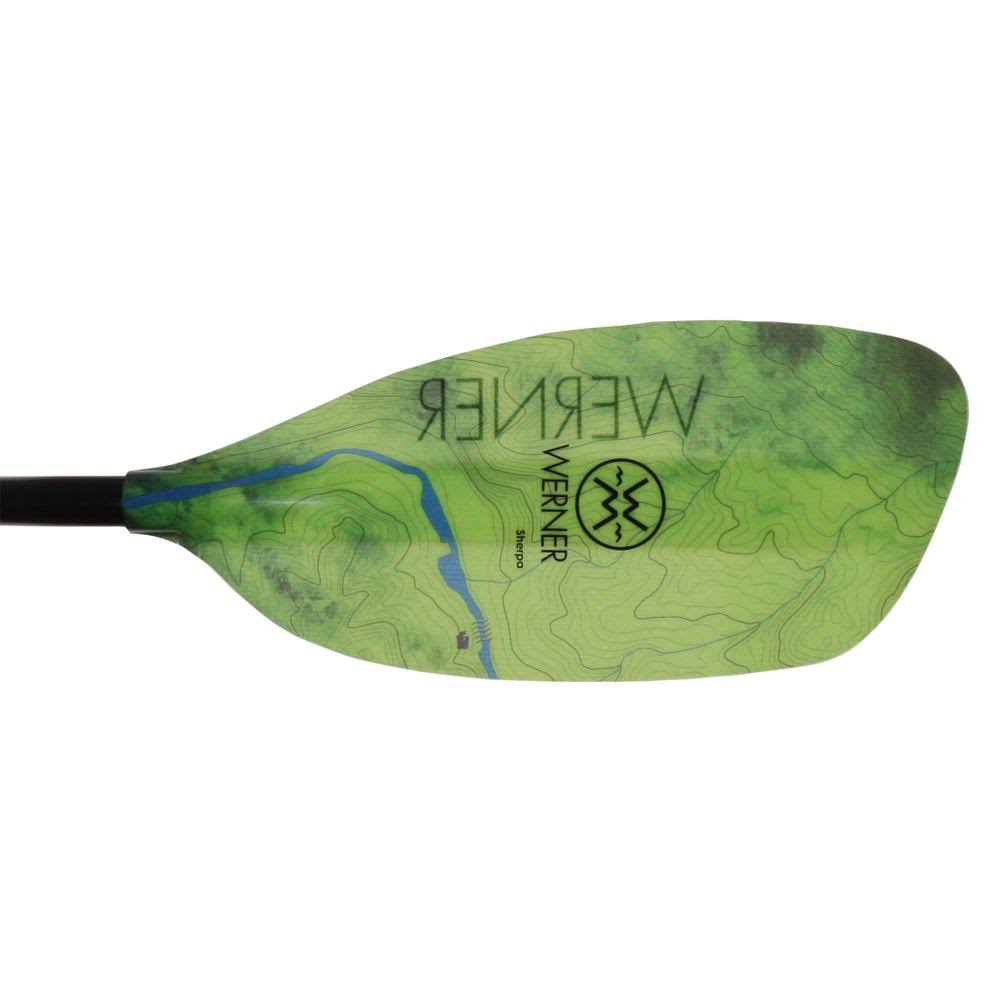 Sherpa Fiberglass Paddle - Straight Shaft Amber, 194Cm D14003