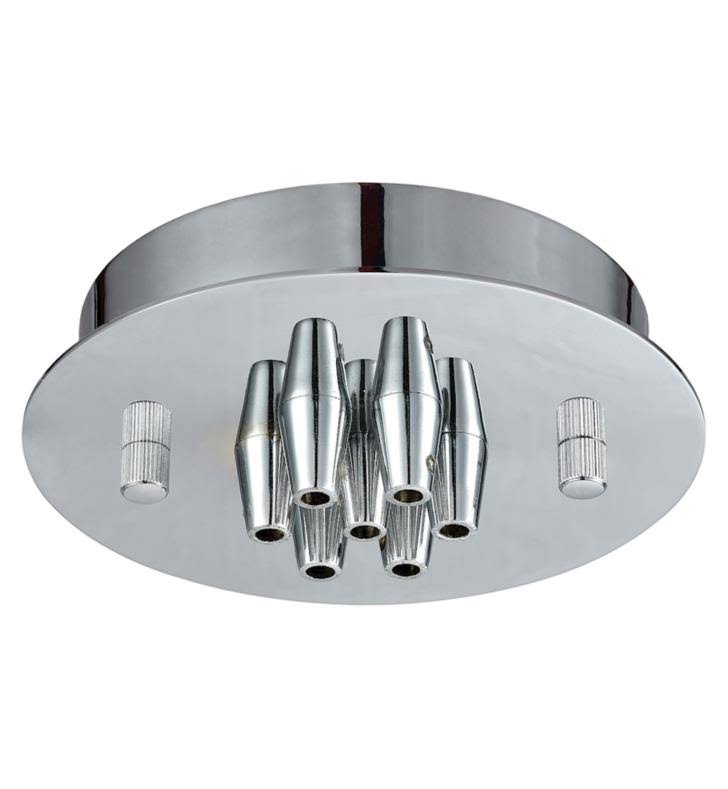 7 Light Small Round Canopy in Satin Nickel H870567
