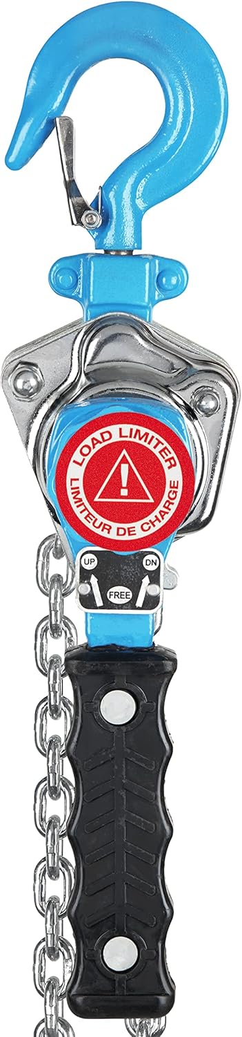 Lever Chain Hoist with 1/4 Ton Capacity and 5 ft Lift & Pull Length W463979