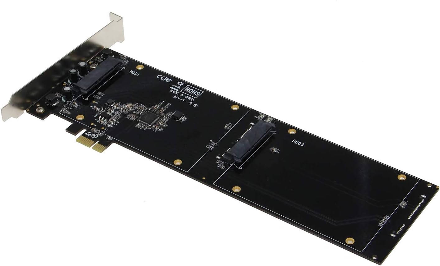 PCI Express Quad 2.5 Inch SATA SSD Controller Card F2366