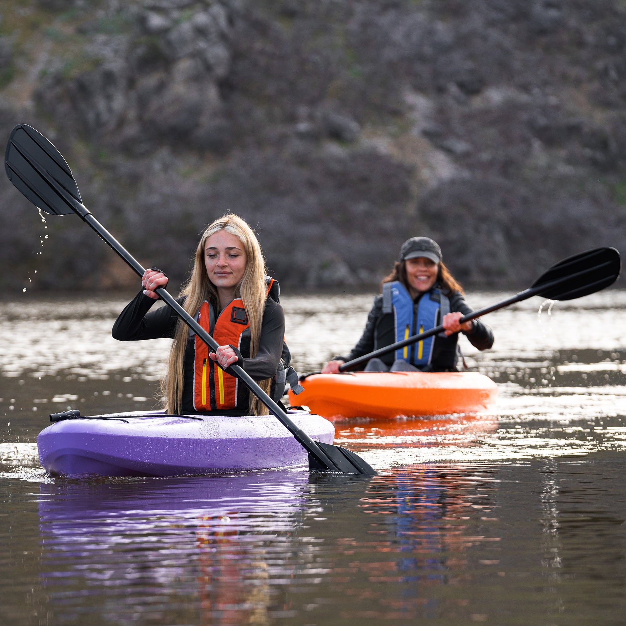 Lavender 8 ft Sit-Inside Kayak U3664