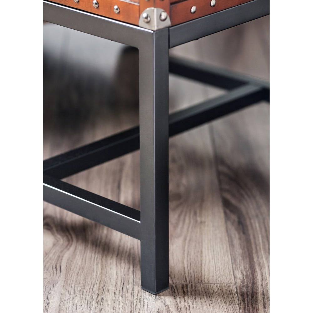 Industrial Cherry Solid Wood Coffee Table W634
