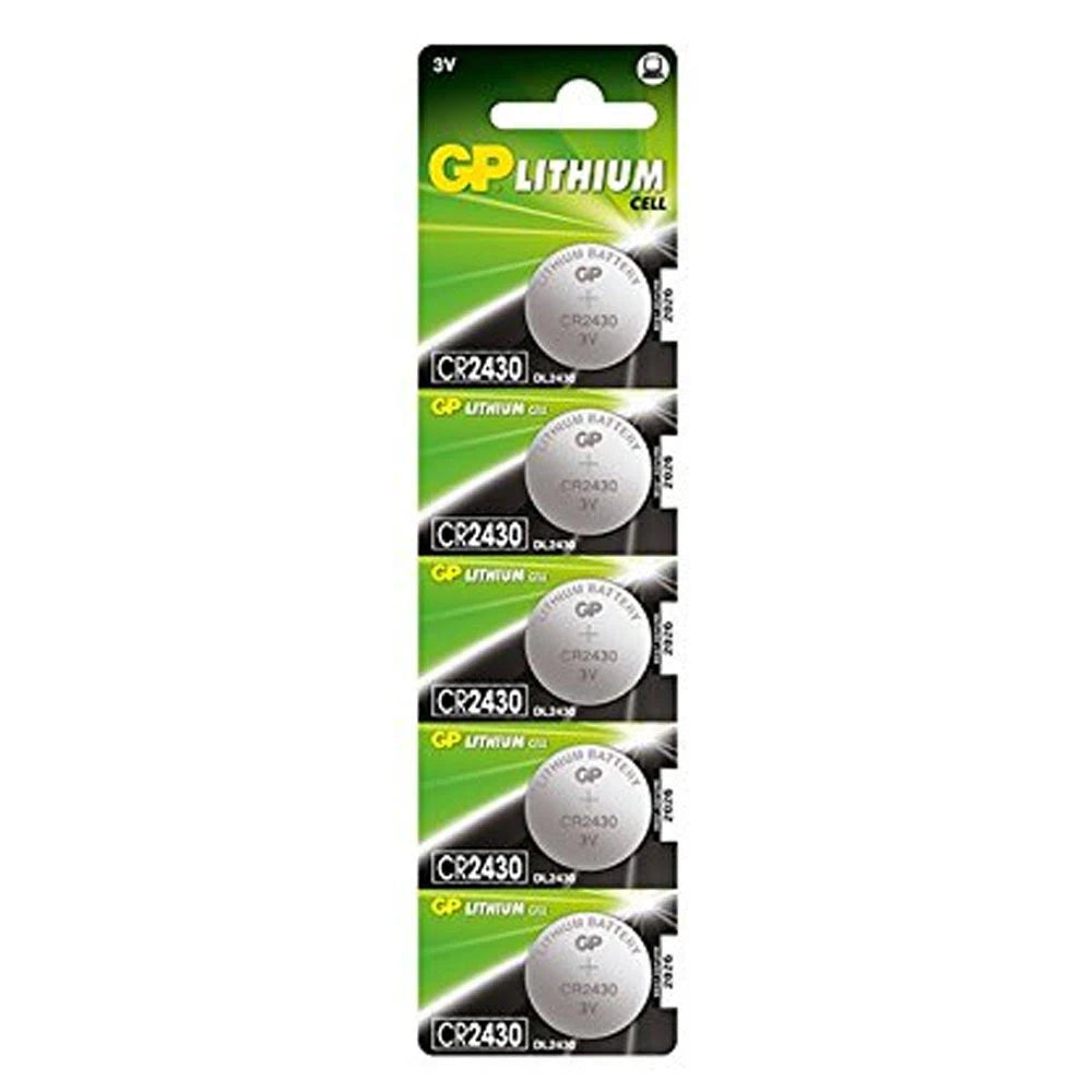 CR2430 Lithium Button Battery Card of 5 B695310
