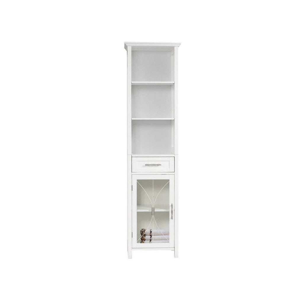 White Linen Cabinet P163