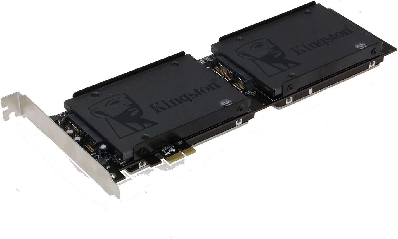 PCI Express Quad 2.5 Inch SATA SSD Controller Card F2366