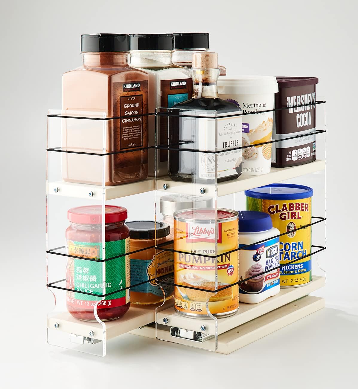 Two-Tiered Spice Organizer for Large Containers U545870