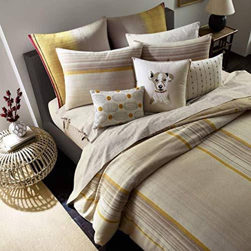 Light Brown Full Queen Duvet Cover I913