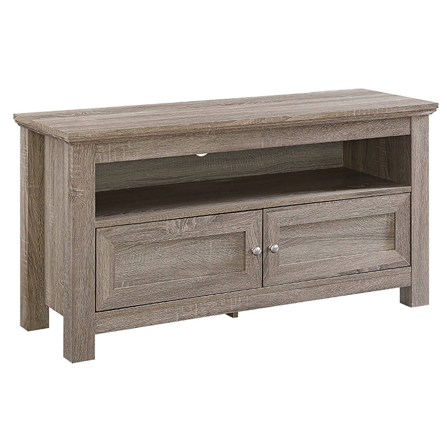 Driftwood Wood TV Media Stand Storage Console U1291