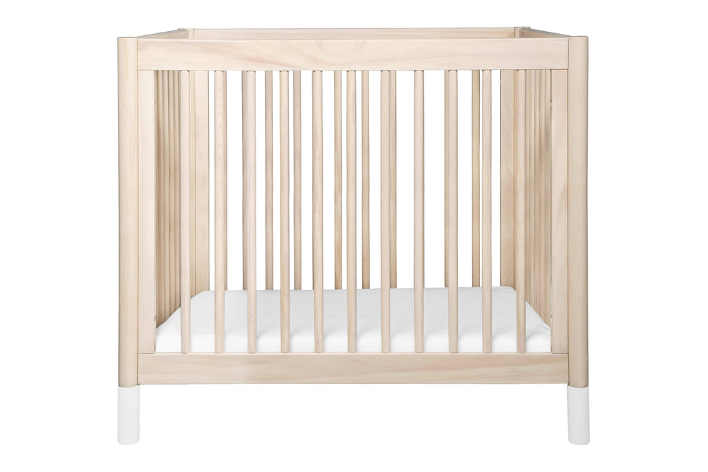 Washed Natural White 2-in-1 Mini Crib and Twin Bed K5260