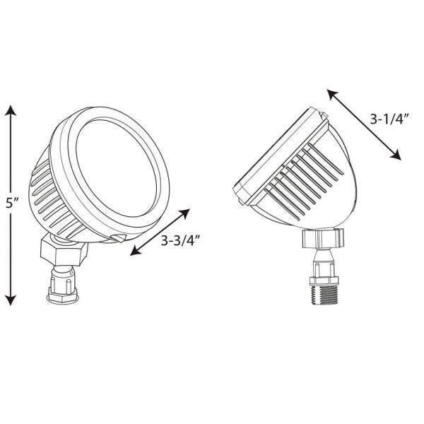 White LED Flood Light Head E166262