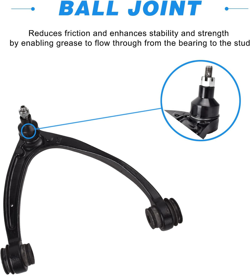 2Pcs Front Upper Control Arm with Ball Joint Assembly A9847