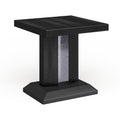 Black LED End Table E70363