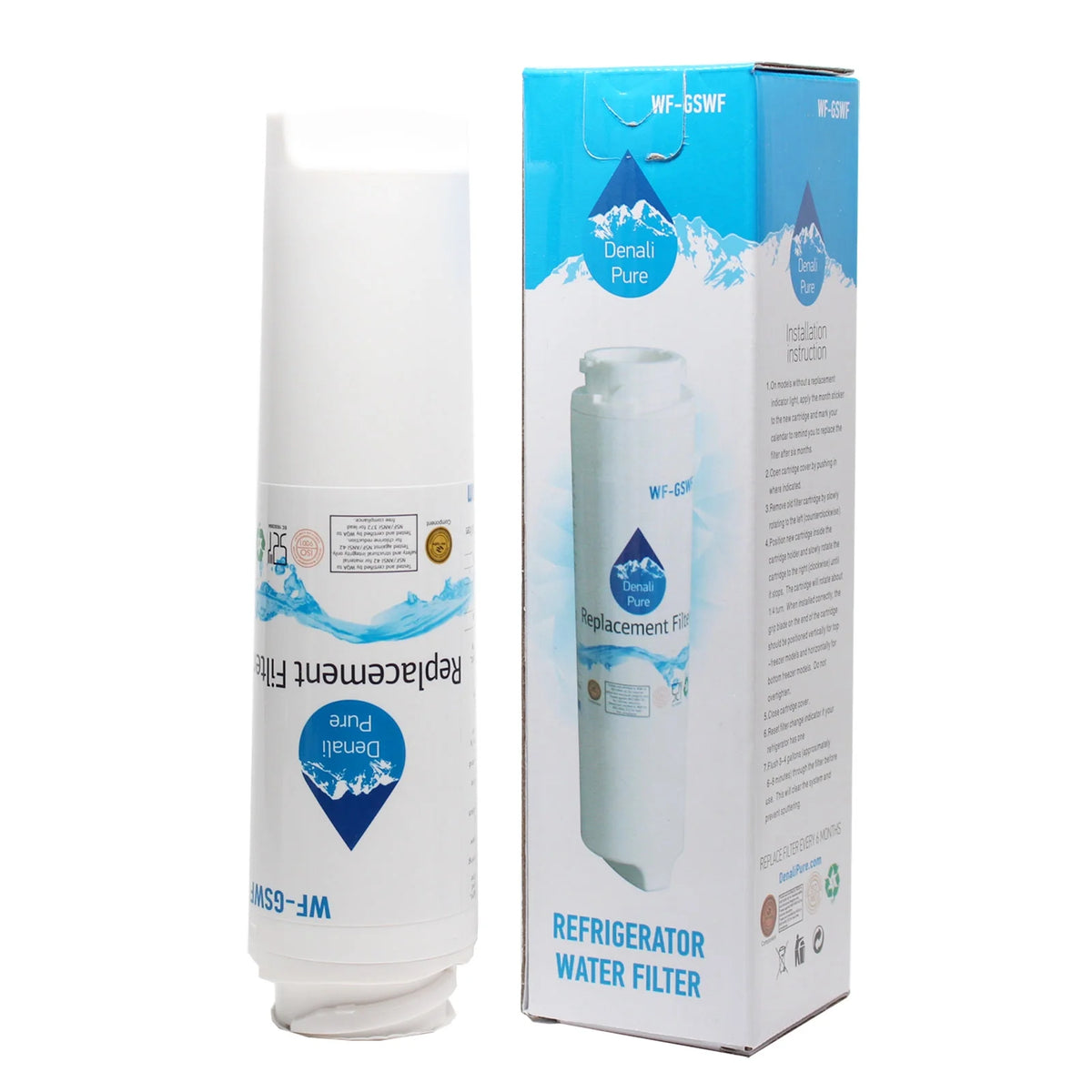 5-Pack Replacement Refrigerator Water Filter Cartridge V6680