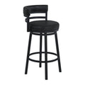 Black PU Swivel Barstool X476856