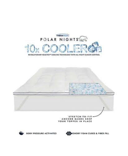 White Cooling Down Alternative Full Fiberbed J469