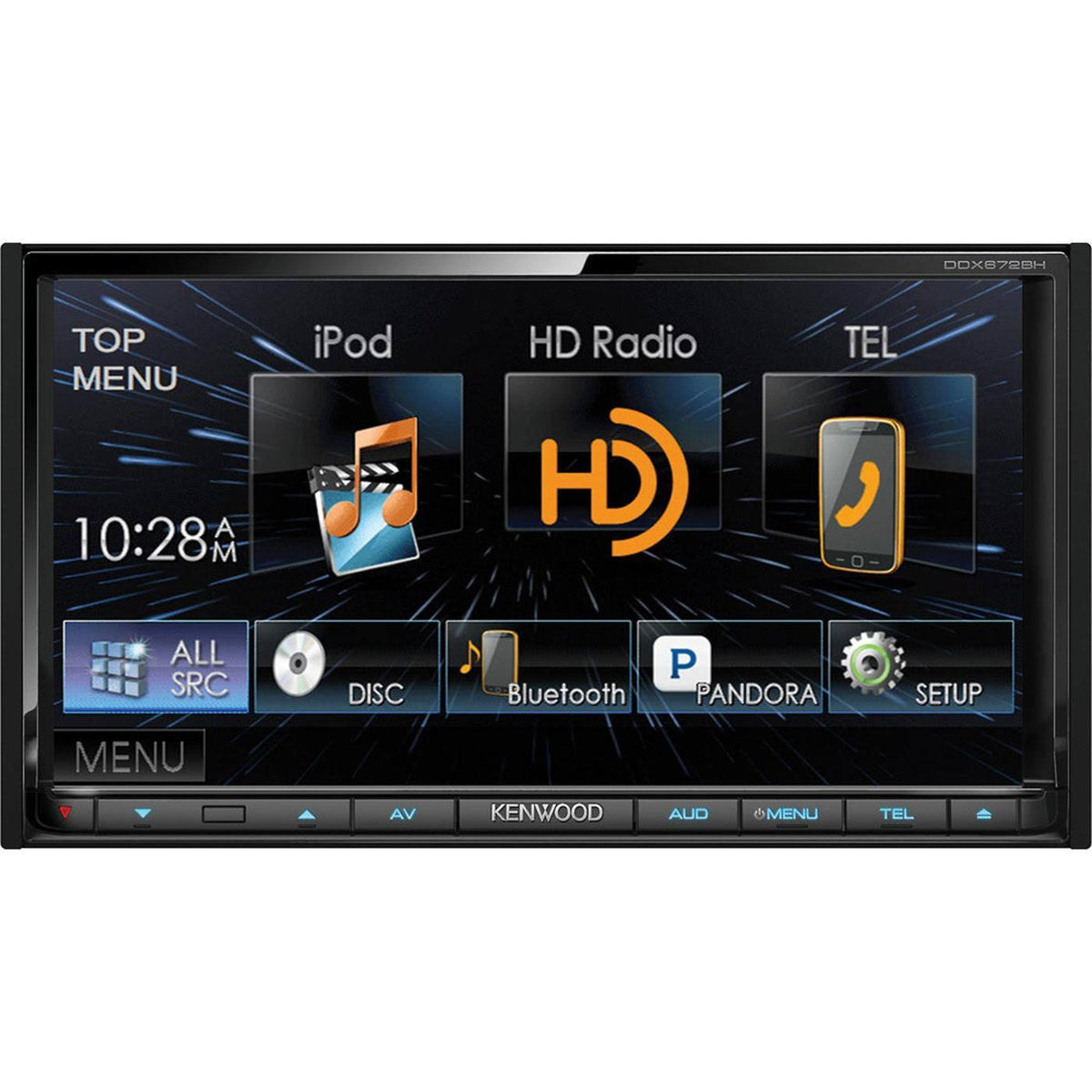 6.95x22 Touchscreen Car DVD/CD Stereo 2-DIN Bluetooth L509