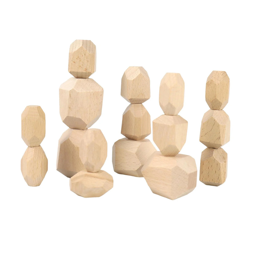 Wooden Stacking Stones Building Blocks H996652