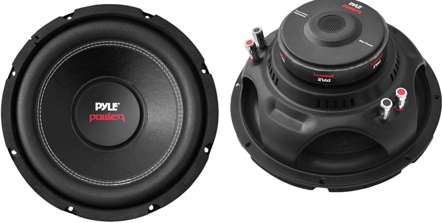 10" 2000W Car Subwoofer DVC 4 Ohm 2 Pack E1732