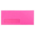 #10 Window Envelopes, 4 1/8 x 9 1/2, Brite Hue Ultra Fuchsia Pink, 500/Box Y2826