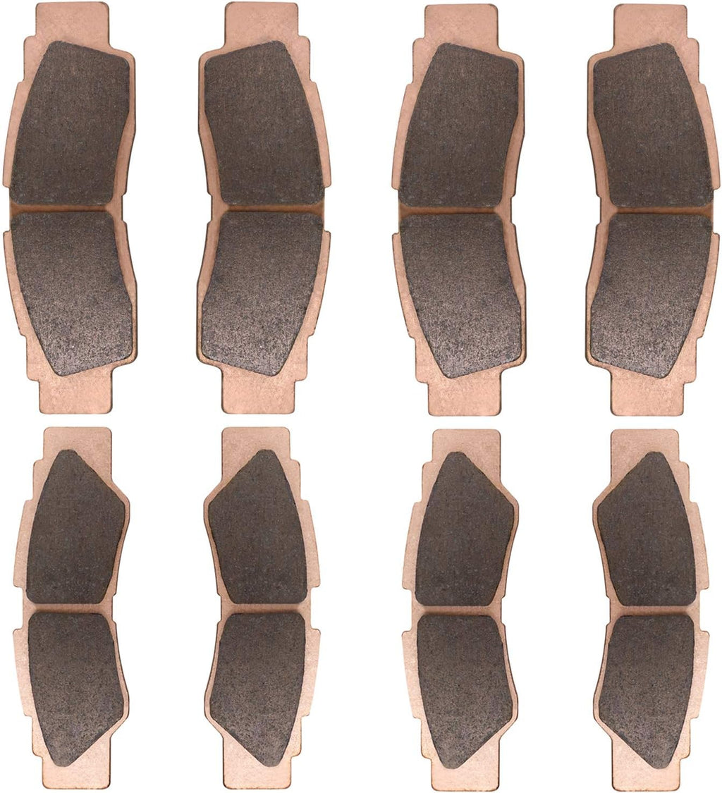 Brake Pads for Yamaha YXZ 1000R, 4 set Front & Rear Severe Duty Replacement, Pack of 2 W527151