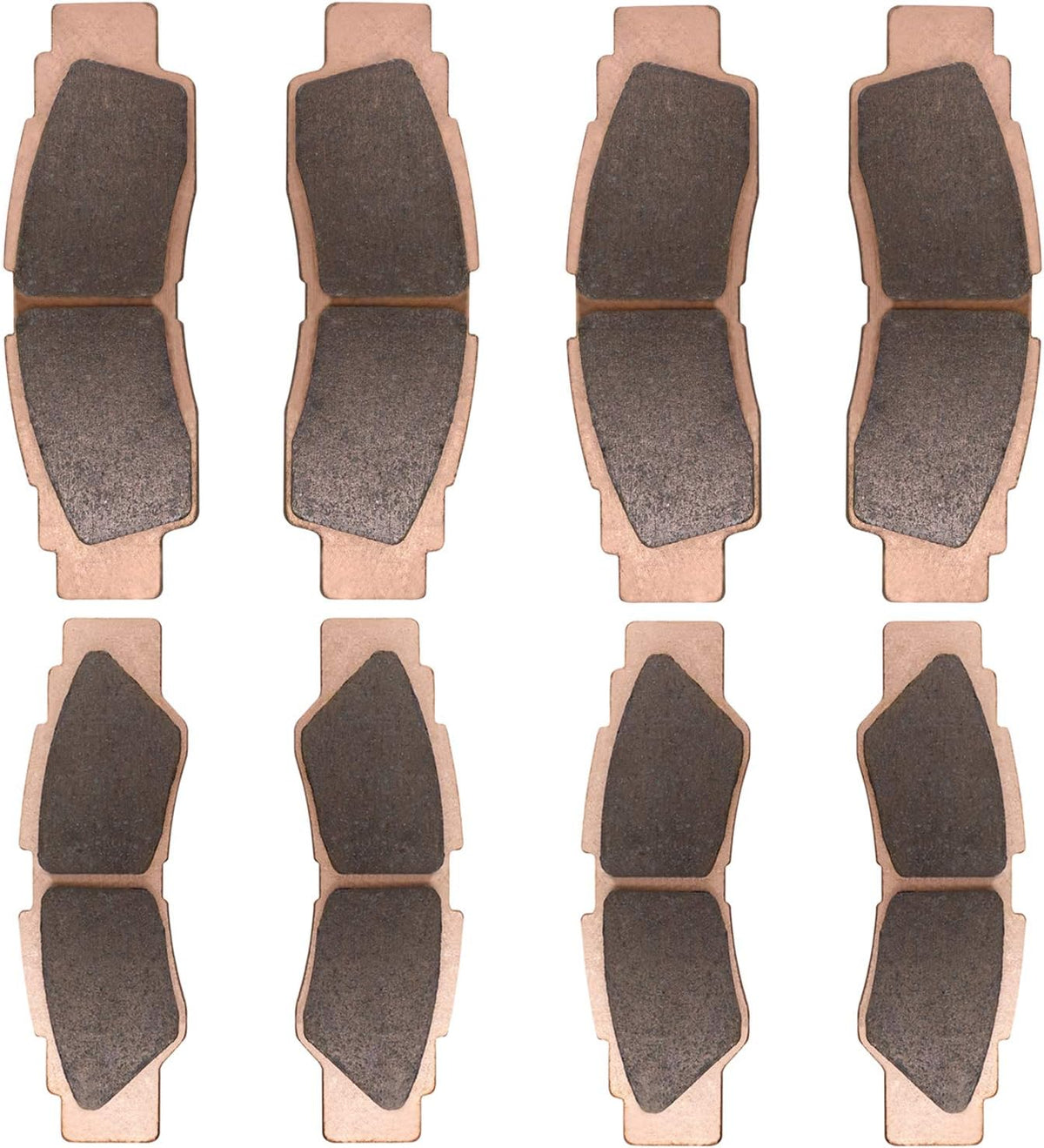 Brake Pads for Yamaha YXZ 1000R, 4 set Front & Rear Severe Duty Replacement, Pack of 2 W527151