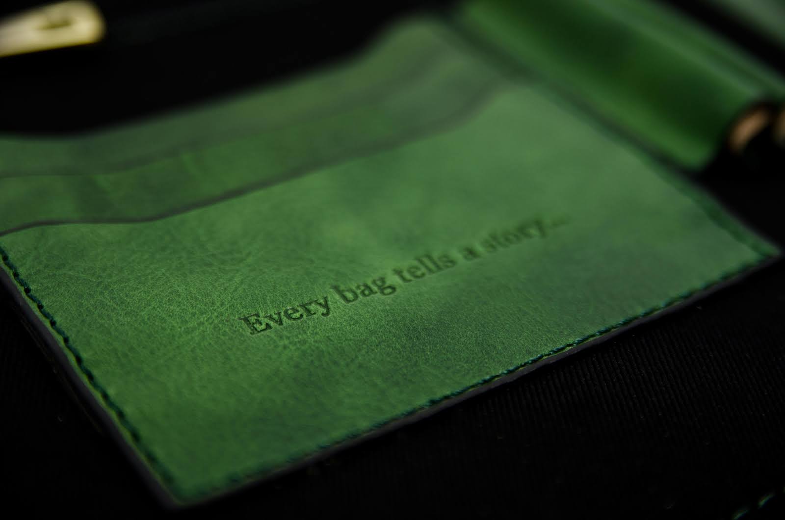 Green Leather Portfolio Document Folder B250