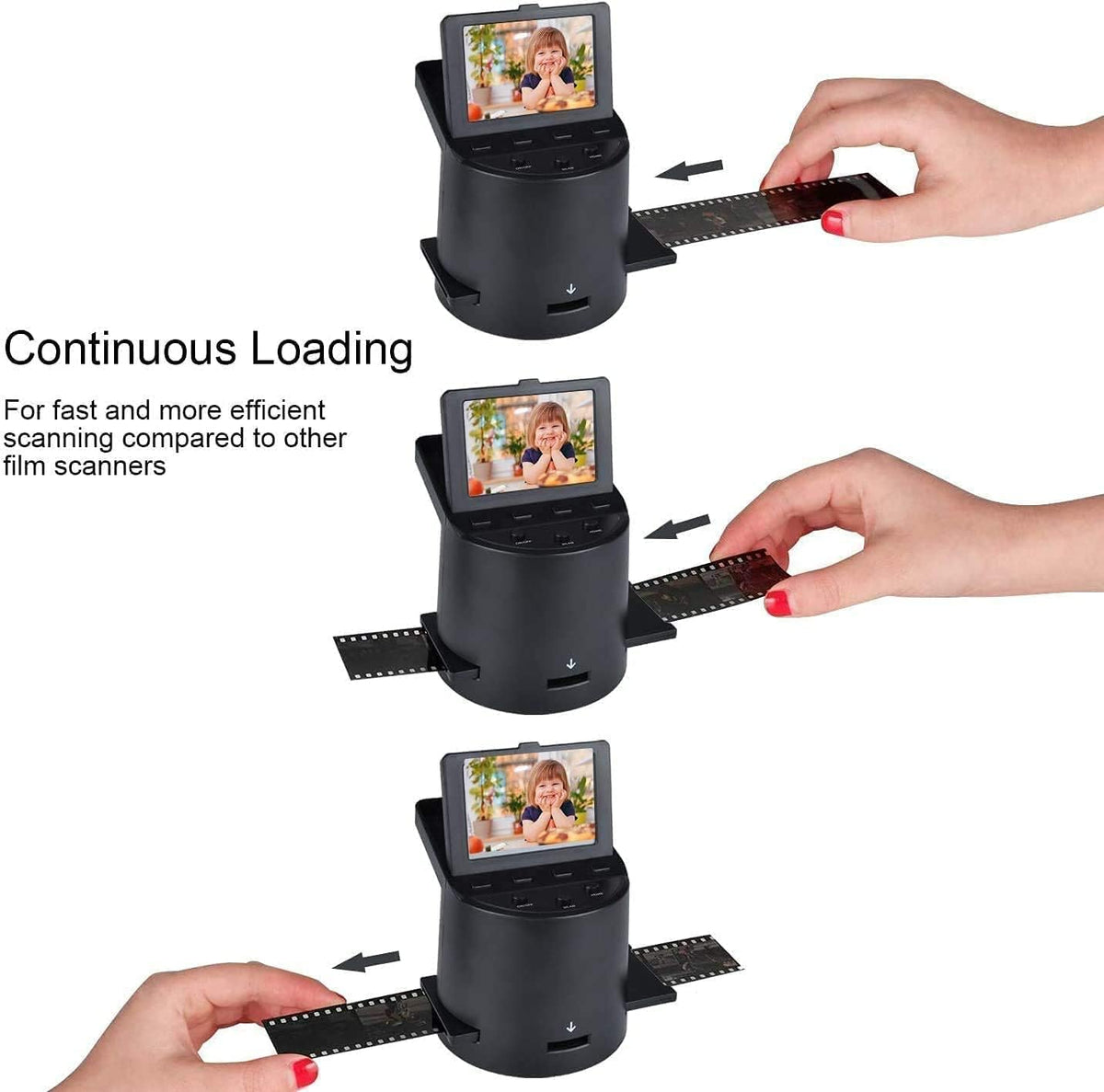 Film & Slide Scanner with 22MP, 3.5 LCD T834506
