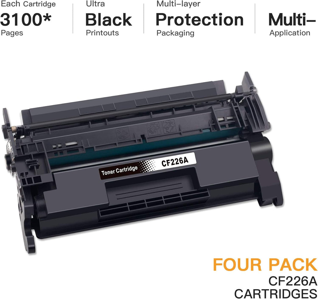 Black 4 Pack Compatible Toner Cartridge U457571