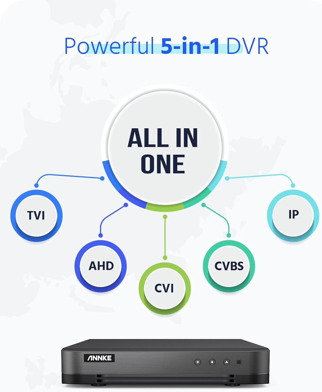 16CH 1080P Hybrid CCTV DVR with 2 TB Hard Drive I530
