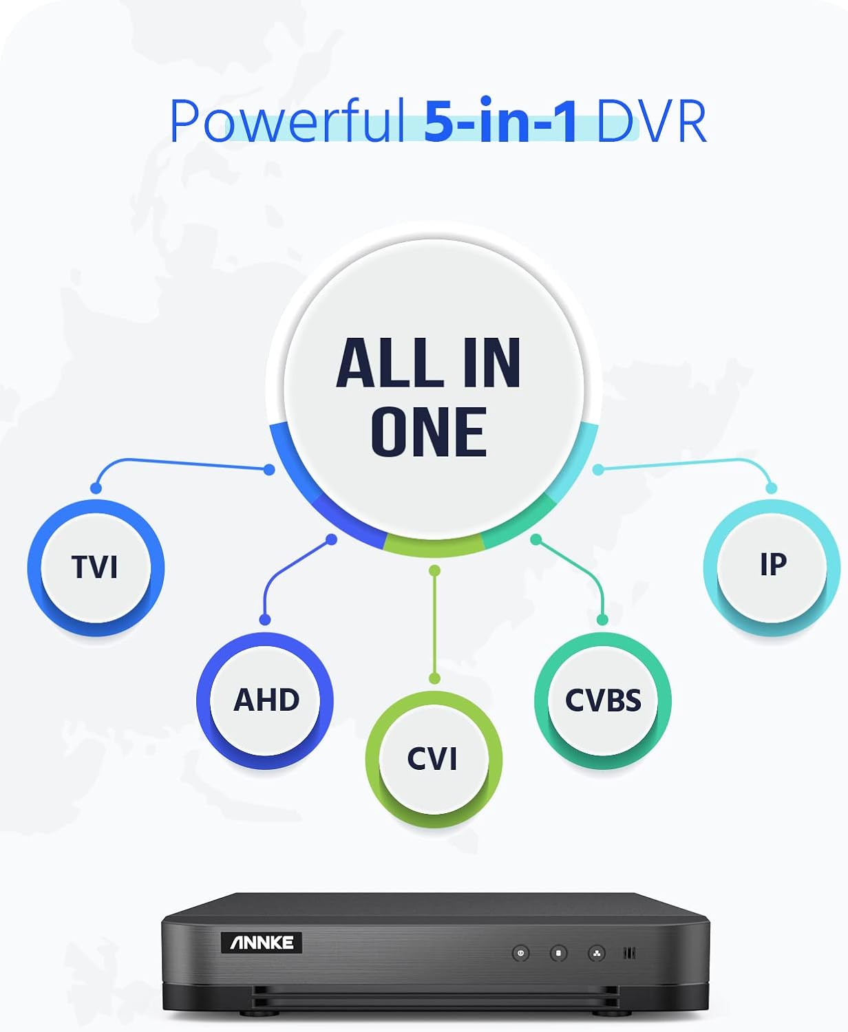 16CH 1080P Hybrid CCTV DVR with 2 TB Hard Drive I530