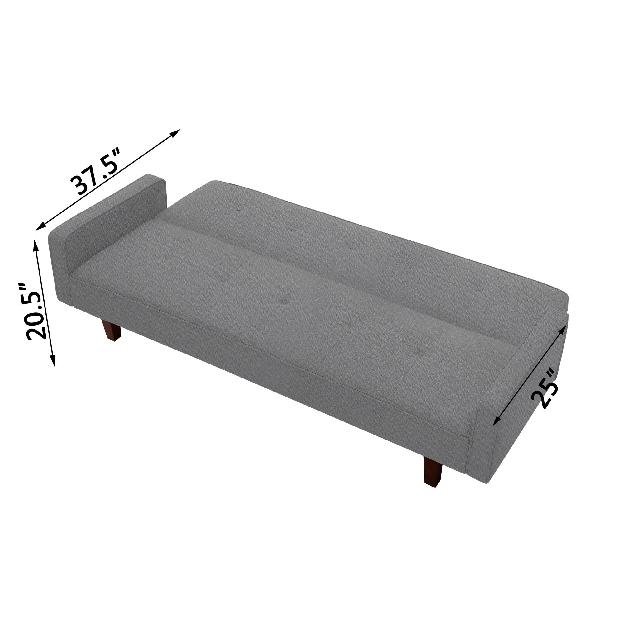 Light Grey Sofa Bed A3635