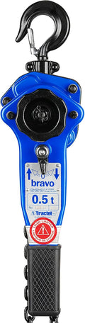 Lever Chain Hoist with 1/4 Ton Capacity and 5 ft Lift & Pull Length W463979