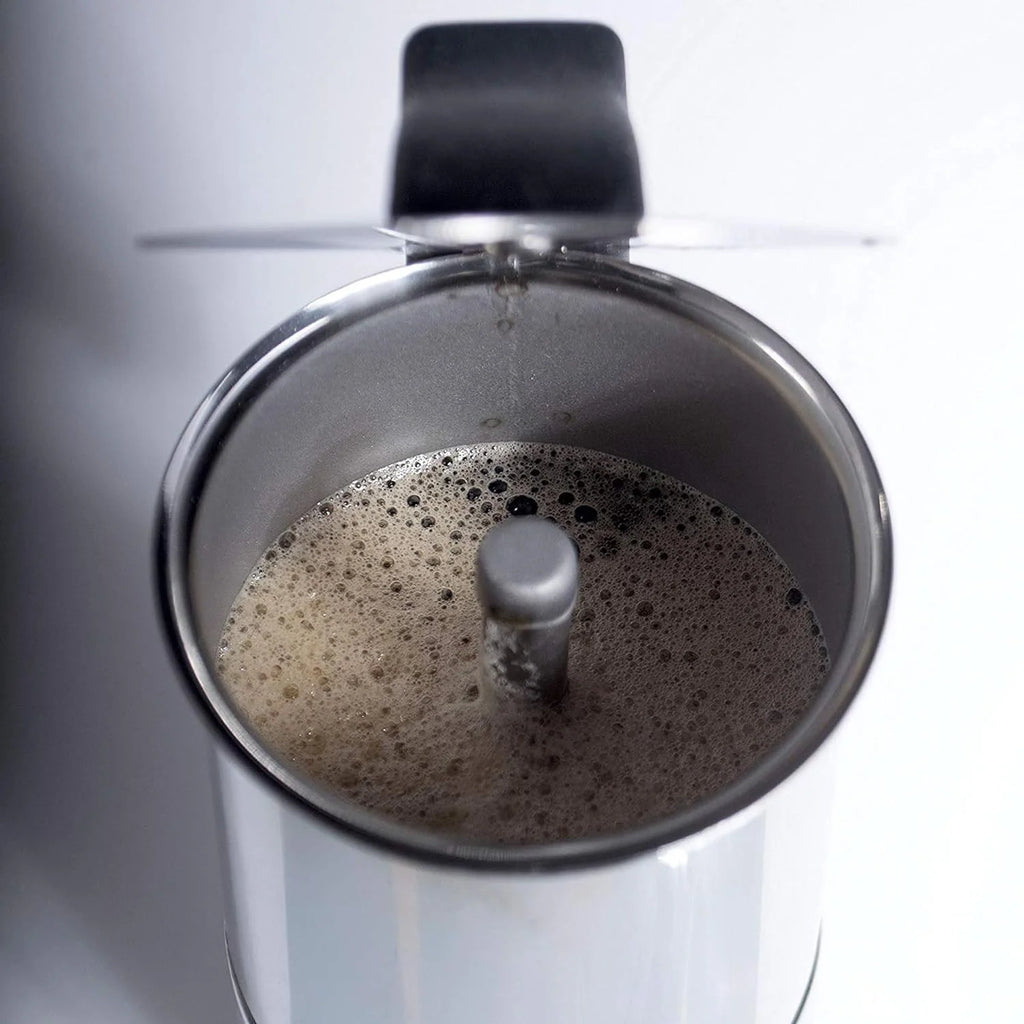 6-Cup Stovetop Espresso Maker with Black Handle A857866