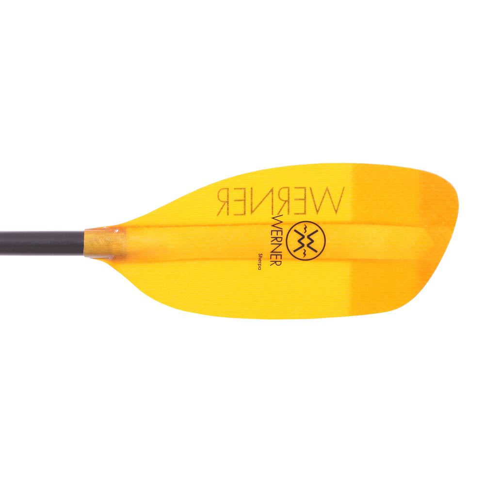 Sherpa Fiberglass Paddle - Straight Shaft Amber, 194Cm D14003