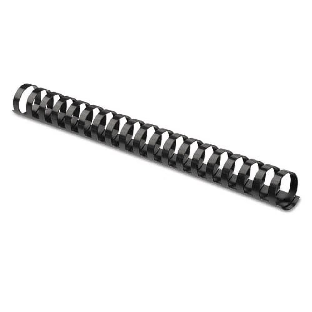Plastic Comb Bindings, Black, 10/Pack, Bundle of 2 Packs Z987549