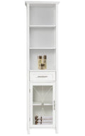 White Linen Cabinet P163