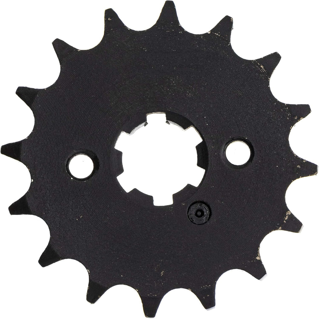Drive Sprocket Chain Combo Front 16 Rear 45 Tooth 428HZ Standard 112 Links Pack of 2 Y1599