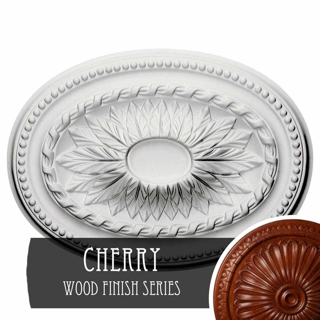Hand-Painted Cherry Ceiling Medallion X403