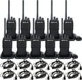 10 Pack Rechargeable Two Way Radios with USB Charging Base G40637